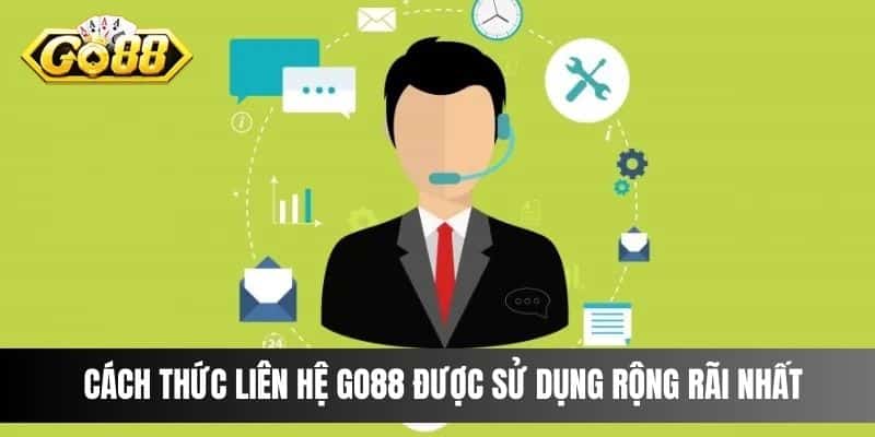 Cách thức liên hệ Go88 được sử dụng rộng rãi nhất