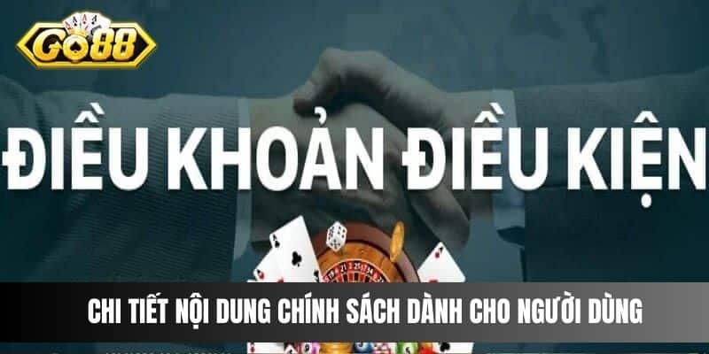 Chi tiết nội dung chính sách dành cho người dùng 