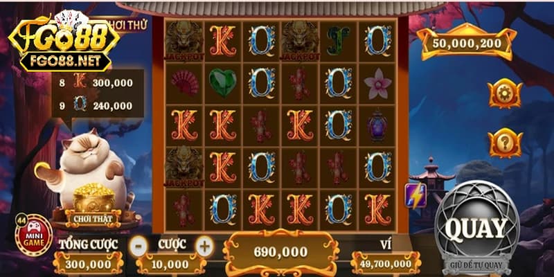 Một số tính năng độc đáo của game mèo tài lộc Go88