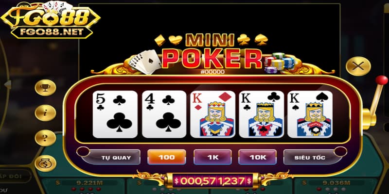 Tổng quát về game mini poker Go88 là gì?