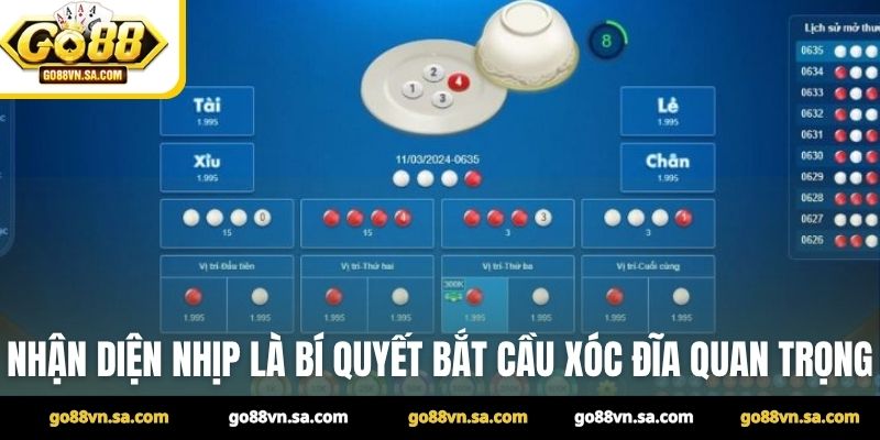 Nhận diện nhịp là bí quyết bắt cầu xóc đĩa quan trọng